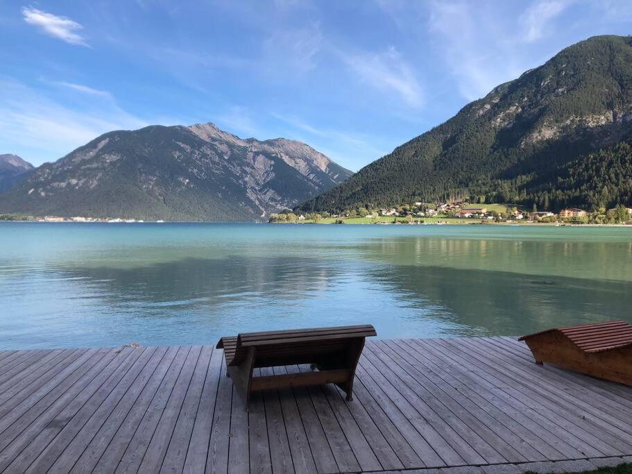 Urban Mountain Chalet With Lake View Maurach  Buitenkant foto